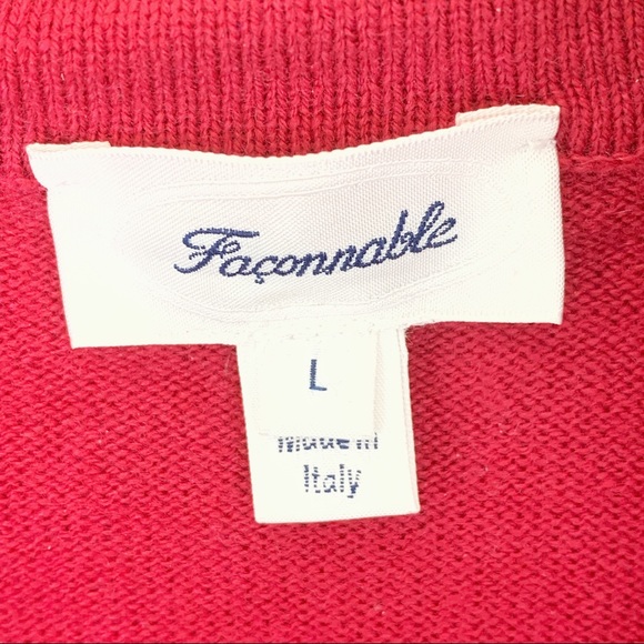 Façonnable Half-zip Cashmere Sweater - Picture 6 of 6